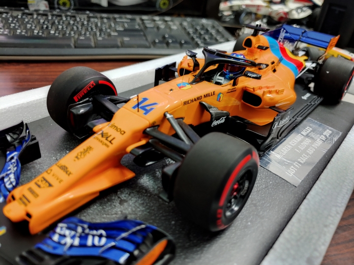 [開箱]MINICHAMPS 1/18 McLaren MCL33 F.ALONSO L.E. 518 pcs.
