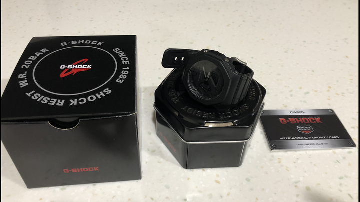 Casio G-Shock GA-2100 開箱