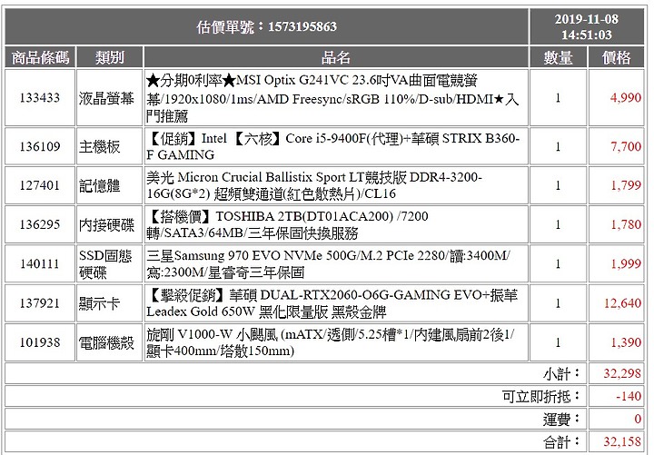 求以下菜單建議