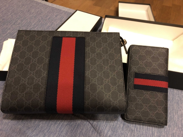 Gucci 手拿包+皮夾開箱