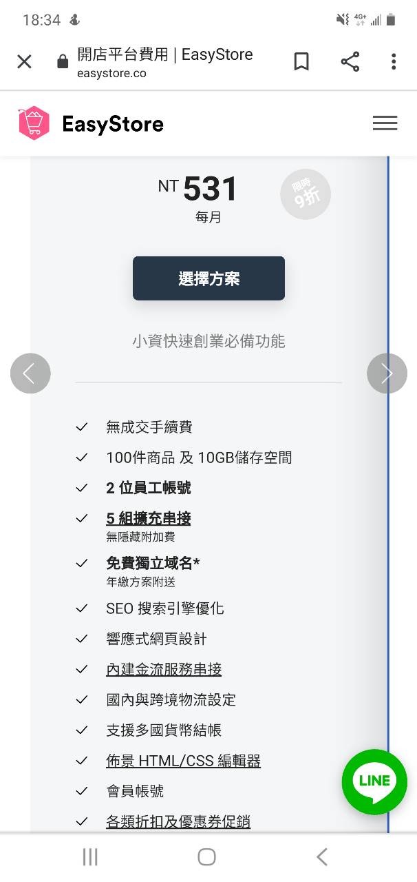 shopline vs easy store 比較選擇