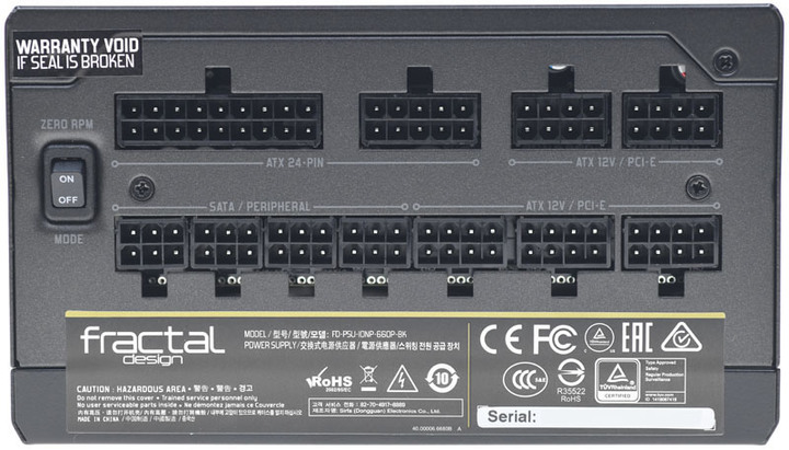 Fractal Design ION+ 660P全模組化白金電源開箱
