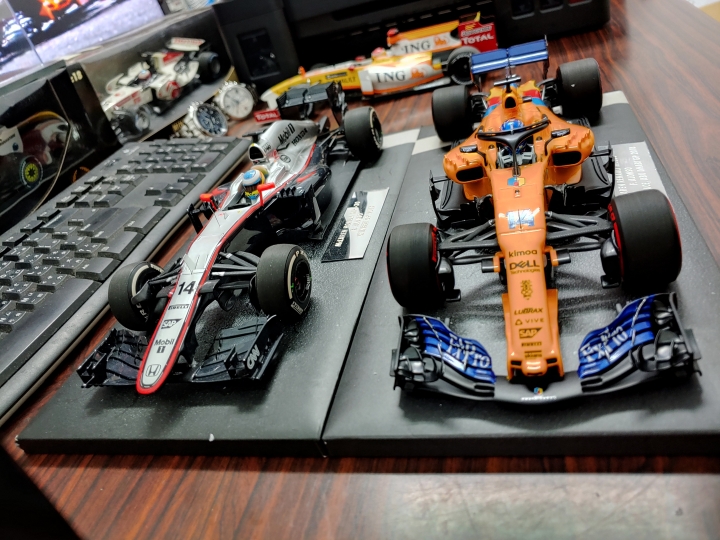 [開箱]MINICHAMPS 1/18 McLaren MCL33 F.ALONSO L.E. 518 pcs.