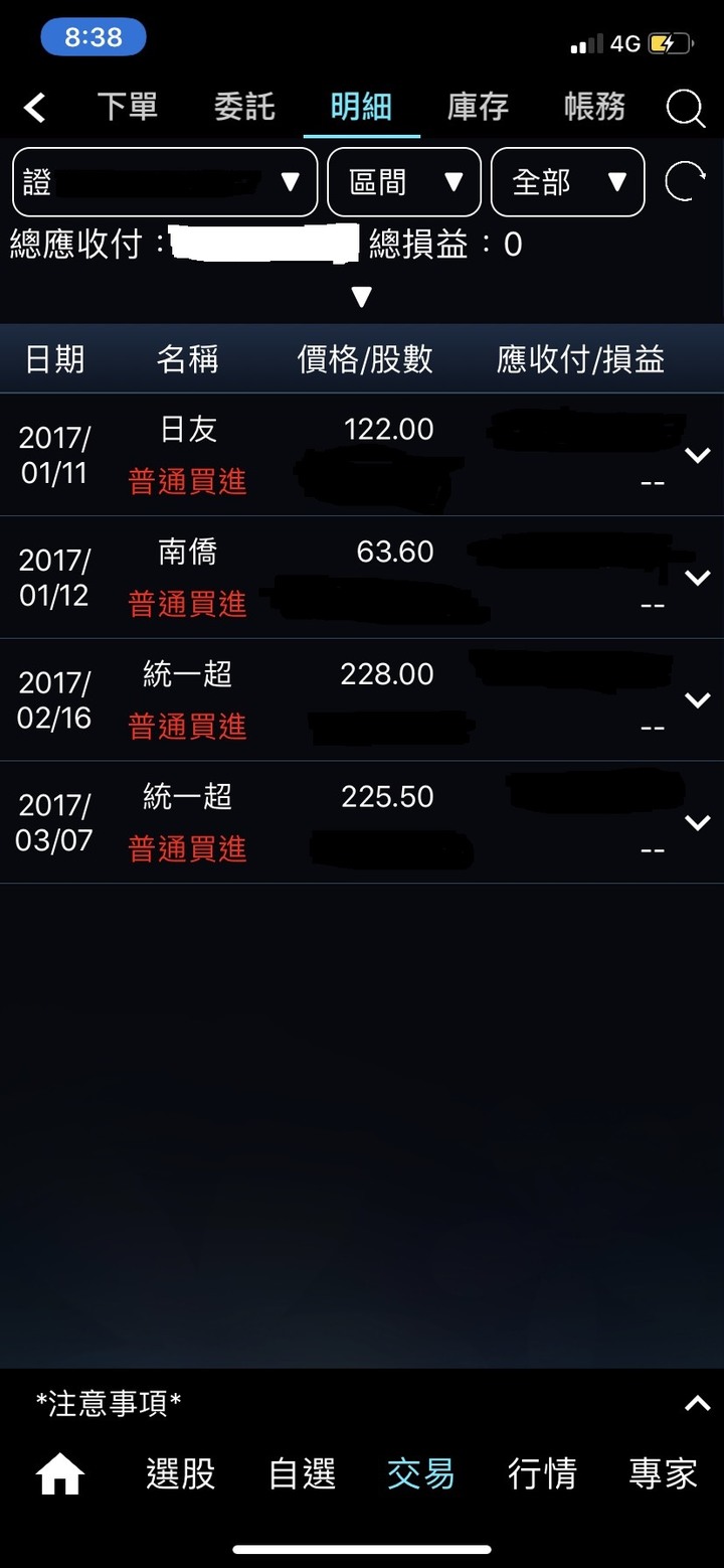 個股操作心得分享-以南僑(1702)為例 【附對帳單】