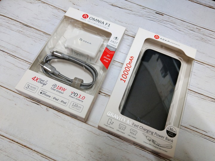 支援 IPHONE 11 PD 充電器 & 行動電源開箱