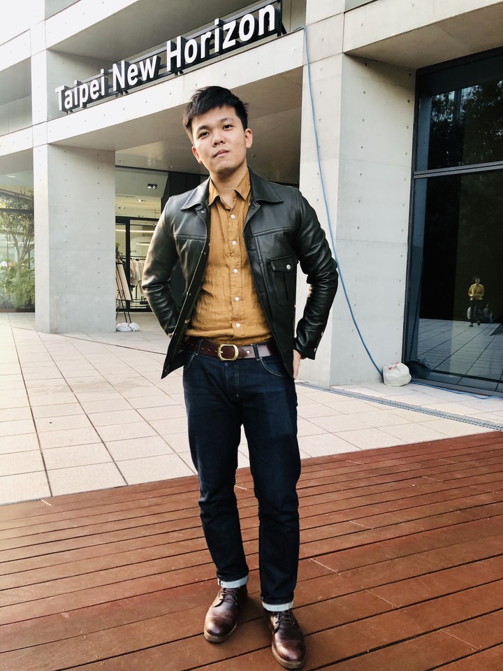 [鹿頂記]Jeansda M1944 Elk Leather Utility Jacket