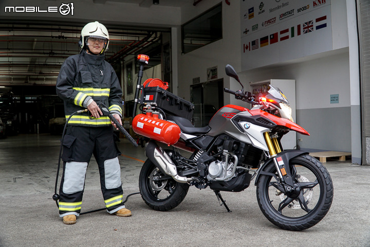 BMW Motorrad G 310 GS 消防重機獨家專訪！蘇花改隧道救援專屬！