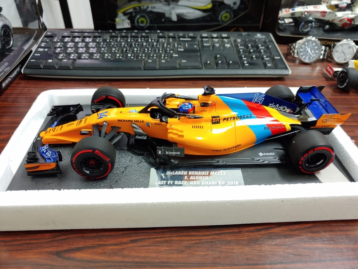 [開箱]MINICHAMPS 1/18 McLaren MCL33 F.ALONSO L.E. 518 pcs.