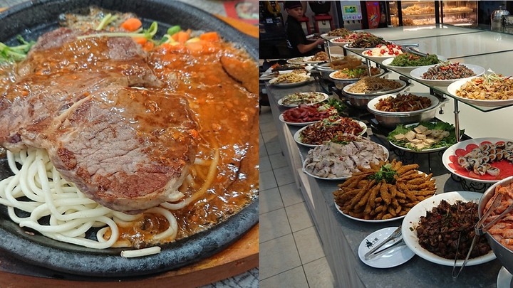 佛心來！牛排館+自助吧吃到飽不到200元 （有美食圖)