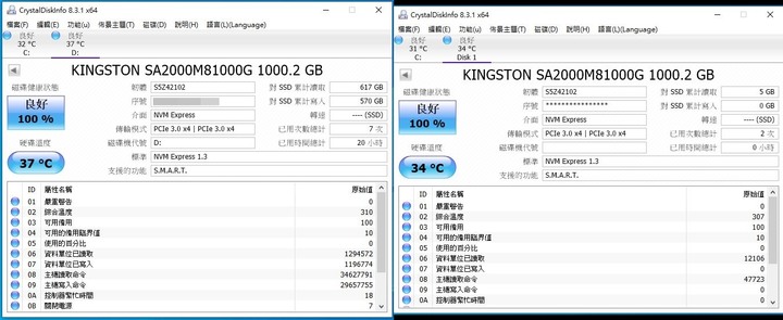 金士頓 A2000 1TB M2 SSD 開箱