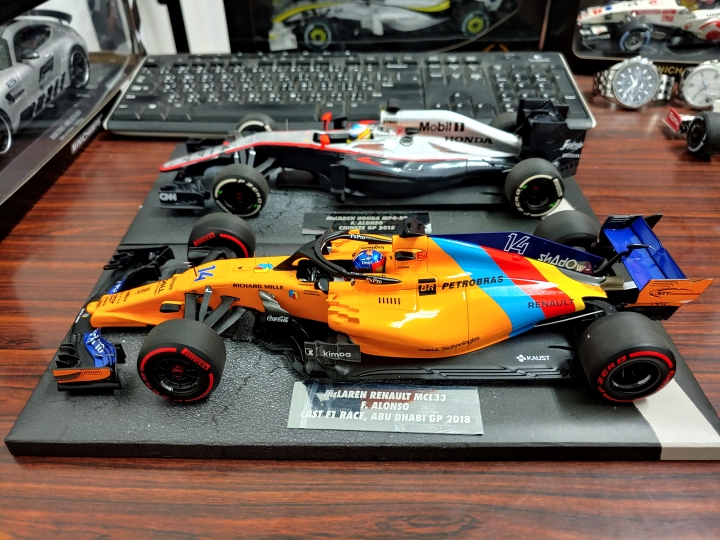 [開箱]MINICHAMPS 1/18 McLaren MCL33 F.ALONSO L.E. 518 pcs.