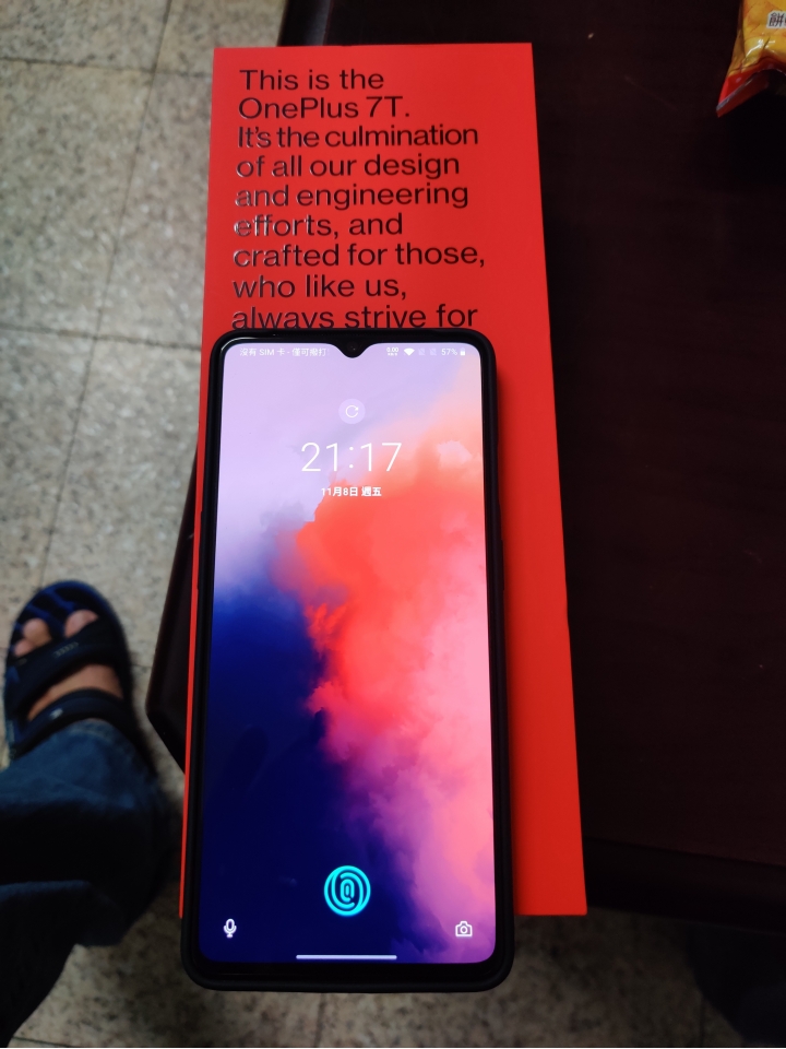 終於拿到 oneplus 7t（美版）
