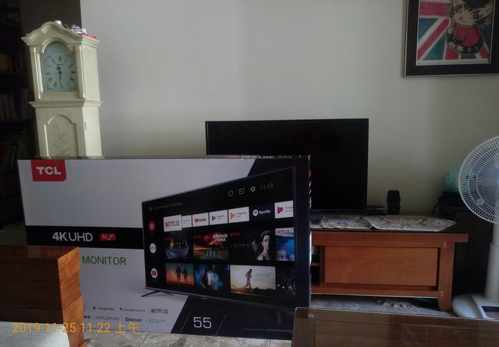 TCL 55 P8M 開箱