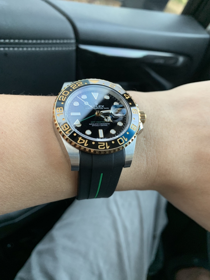 116713LN 換 Rubber B 錶帶