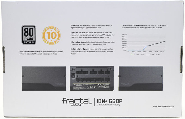 Fractal Design ION+ 660P全模組化白金電源開箱