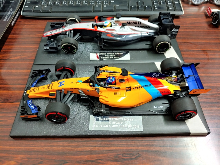 [開箱]MINICHAMPS 1/18 McLaren MCL33 F.ALONSO L.E. 518 pcs.