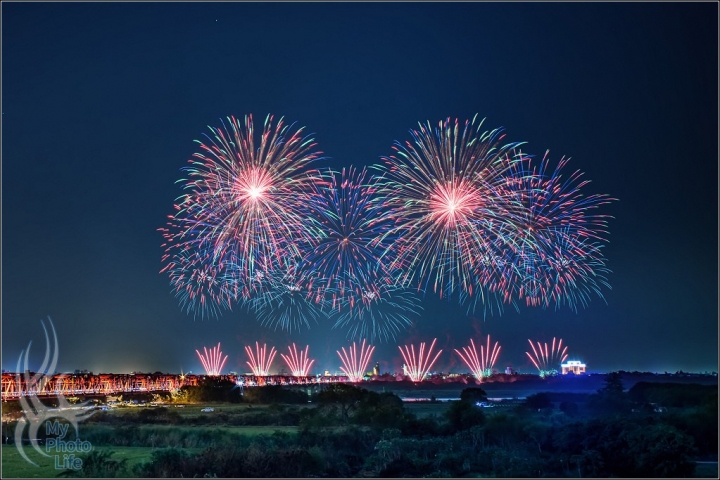 西螺太平媽祖文化祭．西螺大橋煙火