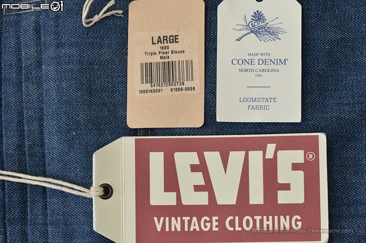 [往日情懷] Levis Vintage Clothing 1880 Triple Pleat Blouse Jacket