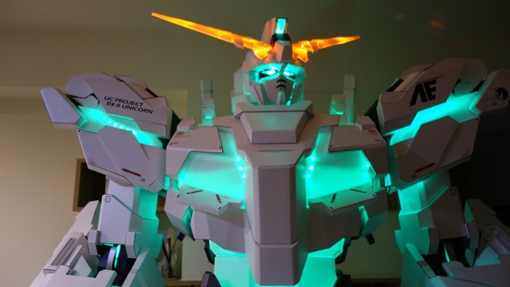 獨角獸鋼彈 紙模型 RX-0 Unicorn Gundam 2.5Meter 1/7.2