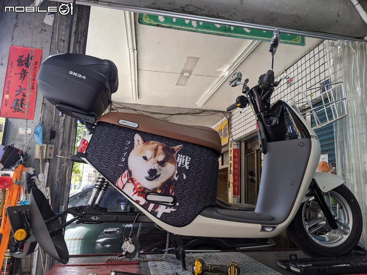 太座休假買菜車-Gogoro 2 Delight上架掛箱&後輪異音處理(附圖多)