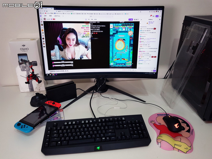 心得.AORUS CV27F最曲的戰術型電競螢幕
