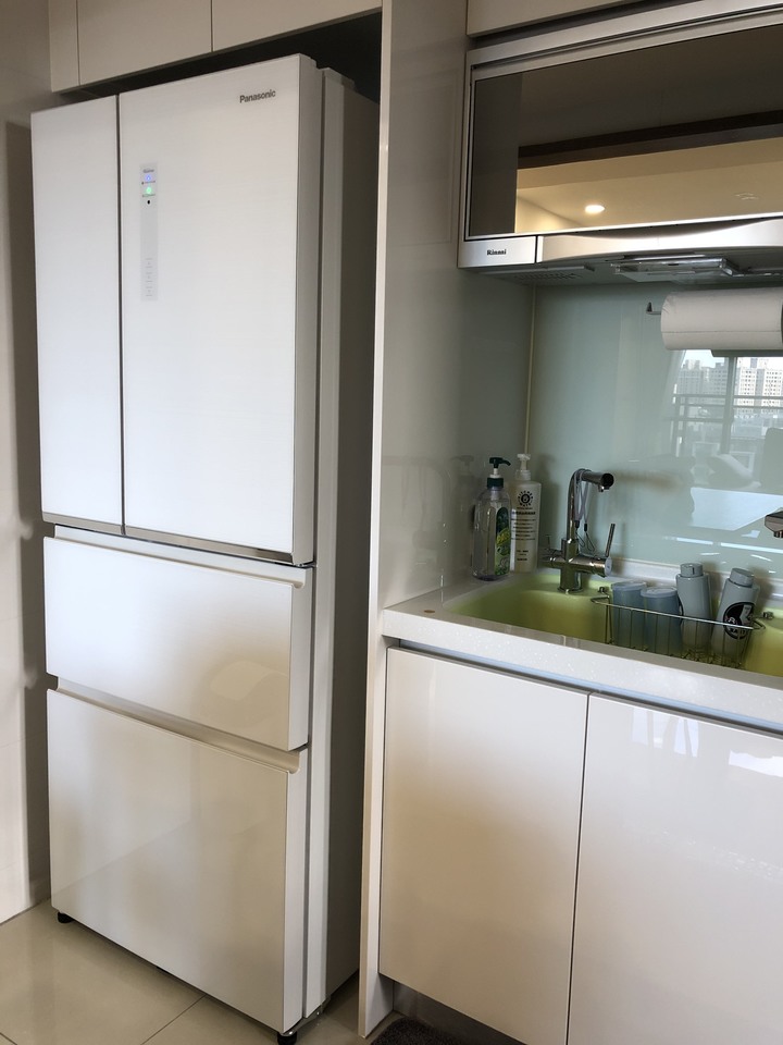 國際牌 雙科技無邊框玻璃500公升四門冰箱NR-D500NHGS-W(白)開箱分享