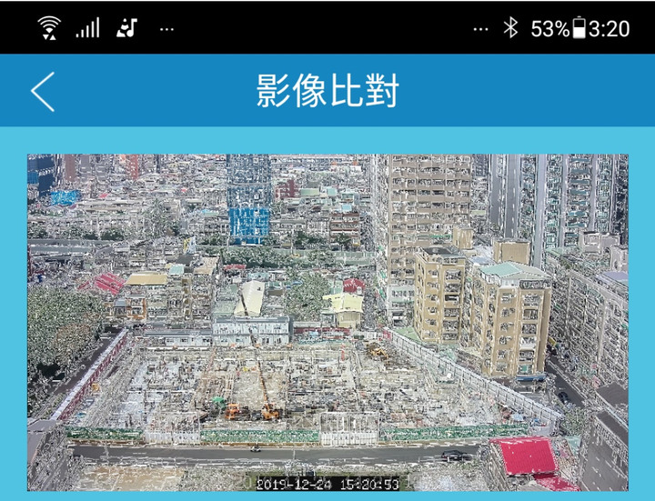 專業工程縮時攝影相機的APP中[影像比對]功能如何使用?