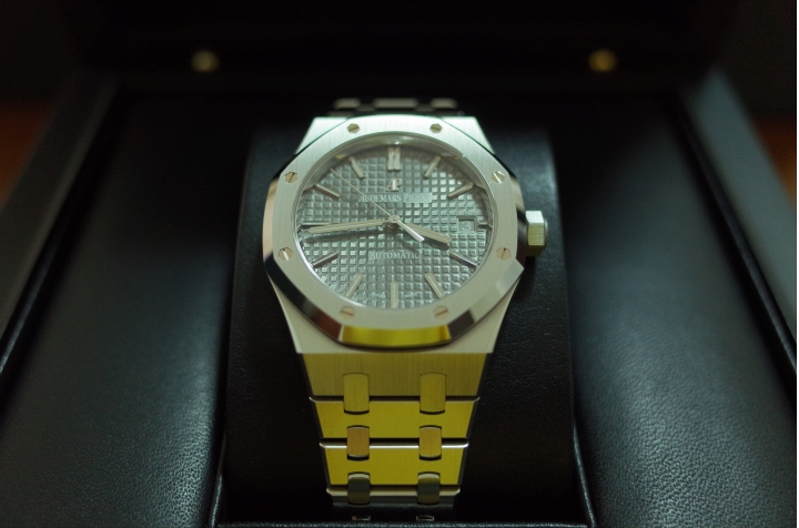 [開箱] 兒時夢想來敲門：AP Royal Oak 15450ST灰面
