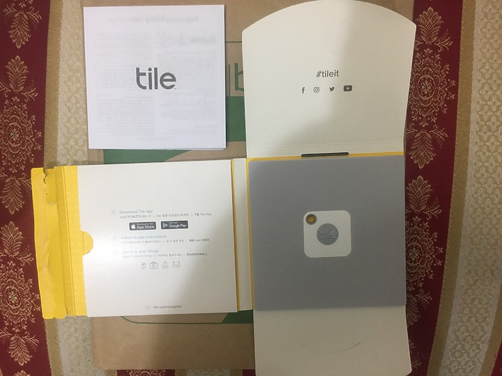 智慧藍芽蒐尋器《Tile Mate3.0防丟小幫手》，APP按下"尋找"，這時要找的東西立刻現形 !!!