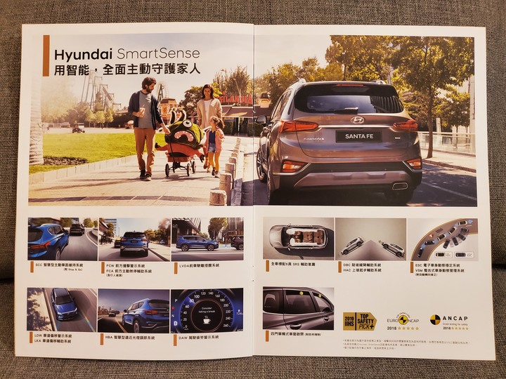 [靜態賞車] 進口身份的第4代Hyundai Santa Fe 5+2七人座休旅 大地銅色