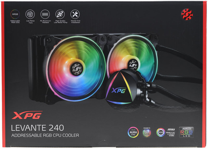 XPG LEVANTE 240 ARGB一體式水冷CPU散熱器簡測