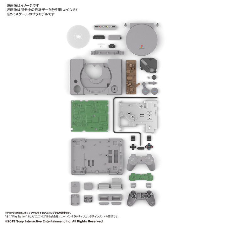 [情報] BANDAI 推出 PlayStation 主機2/5模型 預定2020年3月上市