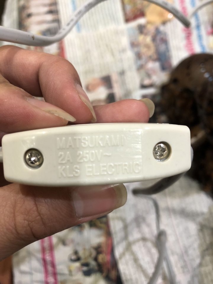 泰國買的燈具回台才發現不合