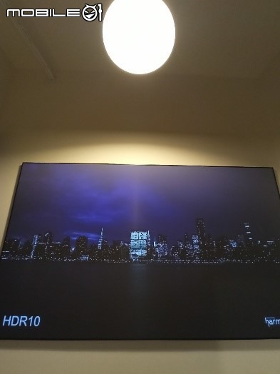 Optoma P1搭配抗光幕效果