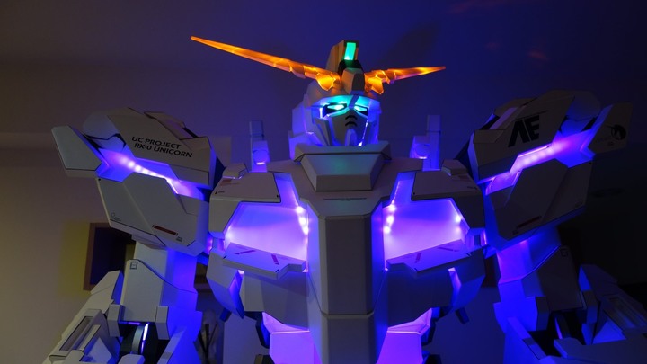 獨角獸鋼彈 紙模型 RX-0 Unicorn Gundam 2.5Meter 1/7.2
