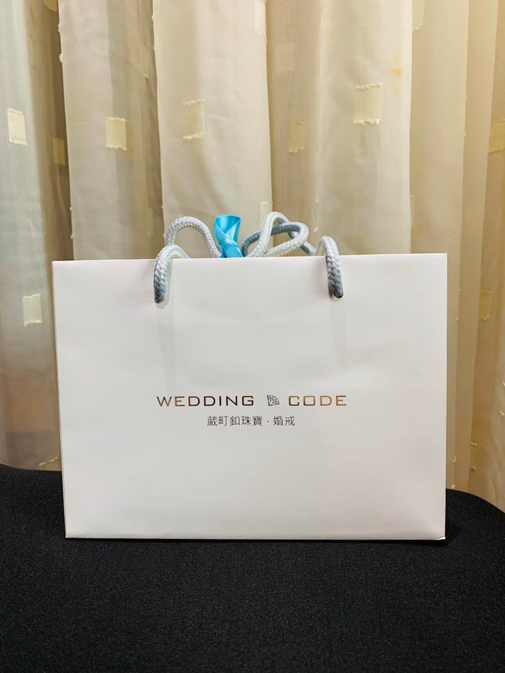 Wedding code葳町釦鑽石婚戒分享