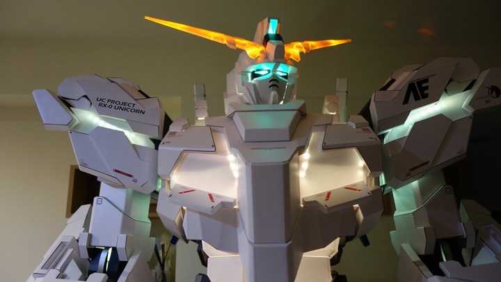獨角獸鋼彈 紙模型 RX-0 Unicorn Gundam 2.5Meter 1/7.2