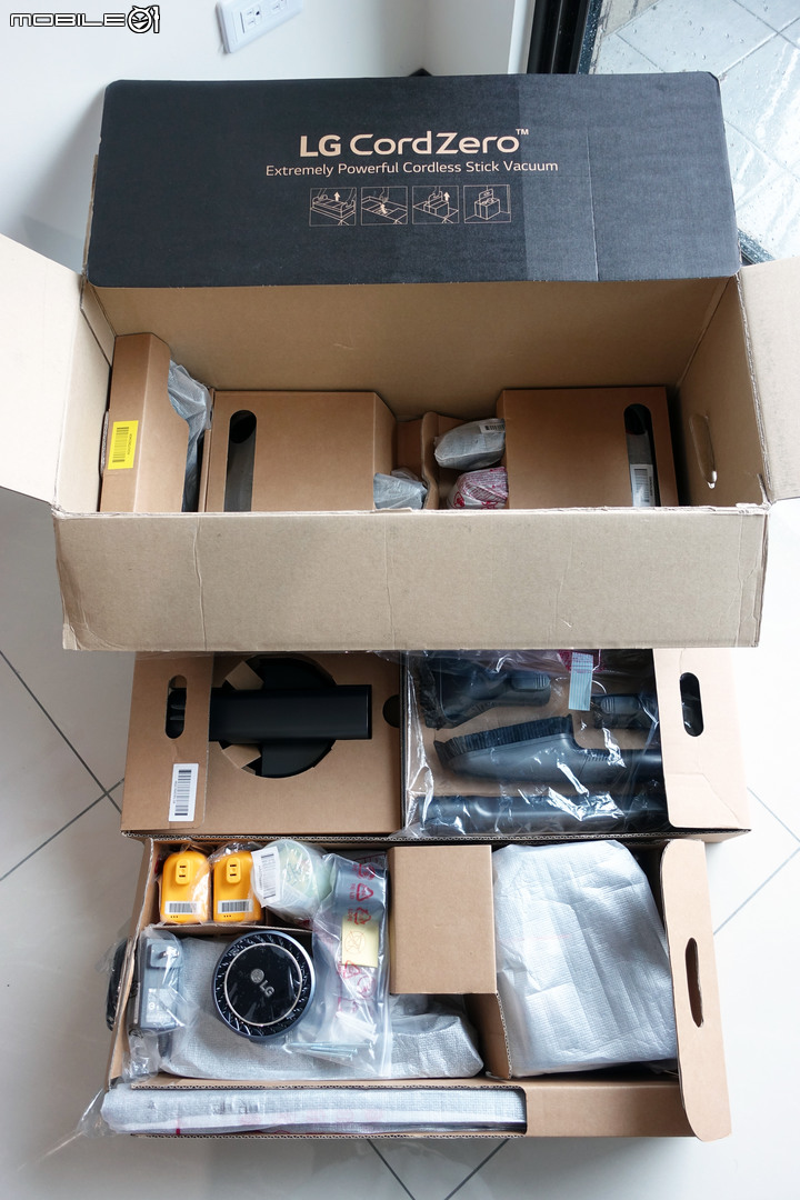 改良再進化的完全體 - LG CordZero A9+ 濕拖無線吸塵器 開箱&新功能體驗