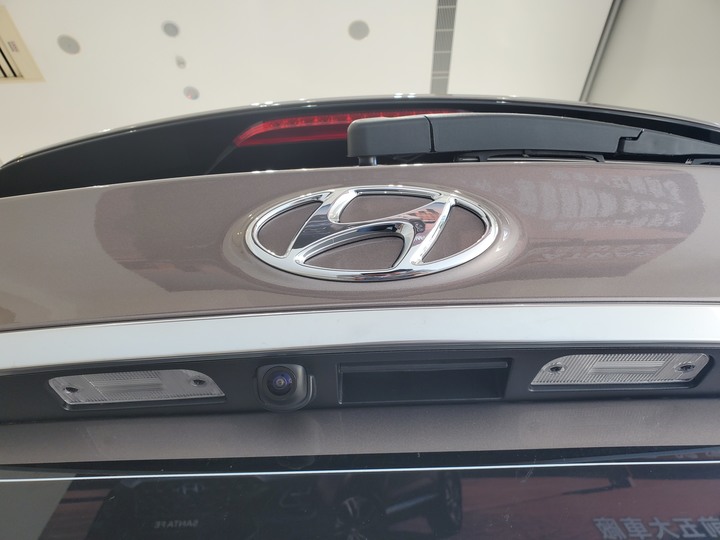 [靜態賞車] 進口身份的第4代Hyundai Santa Fe 5+2七人座休旅 大地銅色