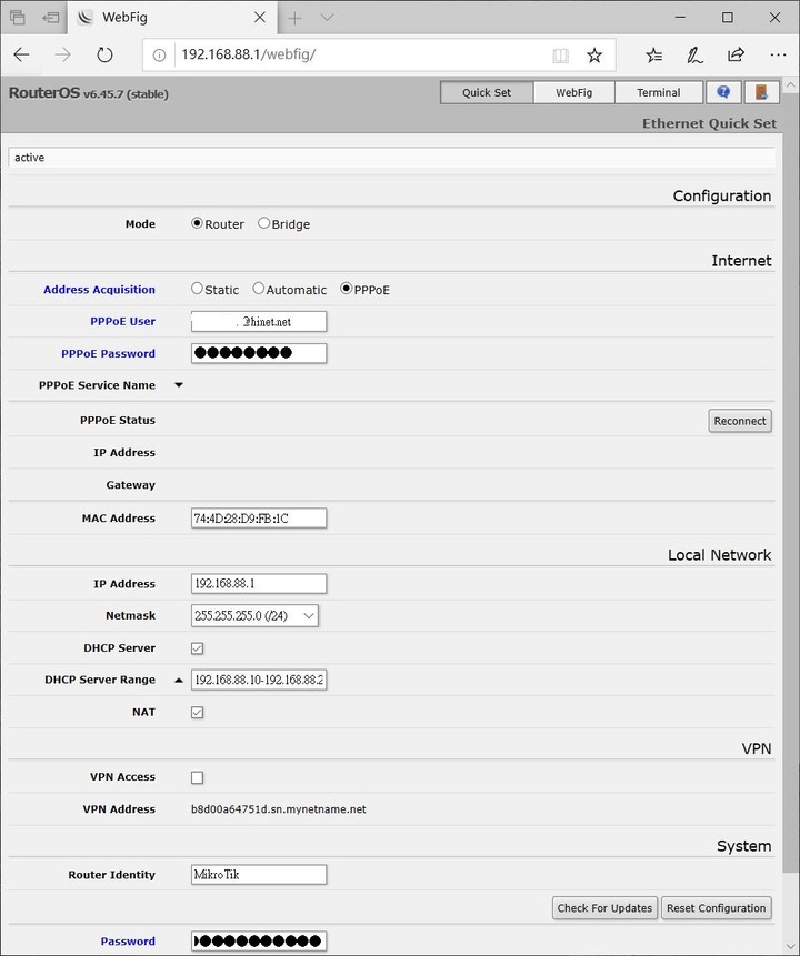 RouterOS OpenVPN 設定- RB4011+RB450*4