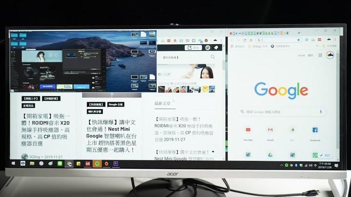 不到一萬 21:9 1ms FreeSync 可以買嗎?Acer CB342CK 34 吋電競電腦螢幕開箱