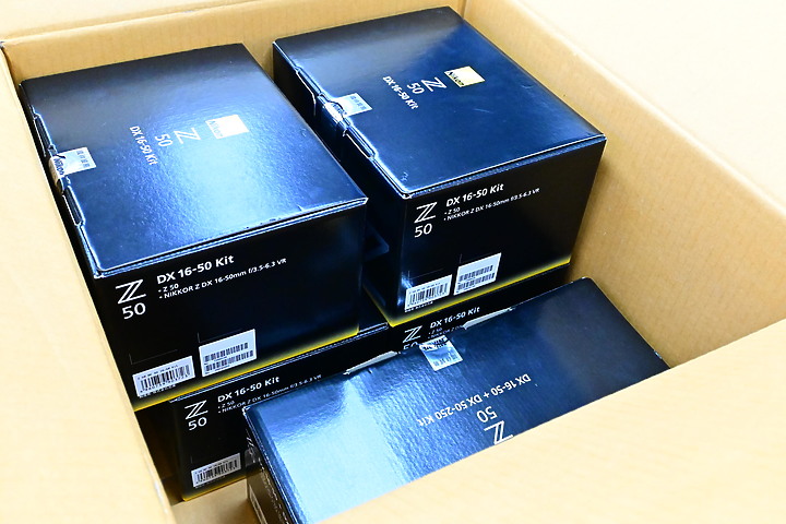 5台Z50一起大開箱，並和我的Z50疊疊樂。