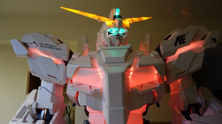 獨角獸鋼彈 紙模型 RX-0 Unicorn Gundam 2.5Meter 1/7.2