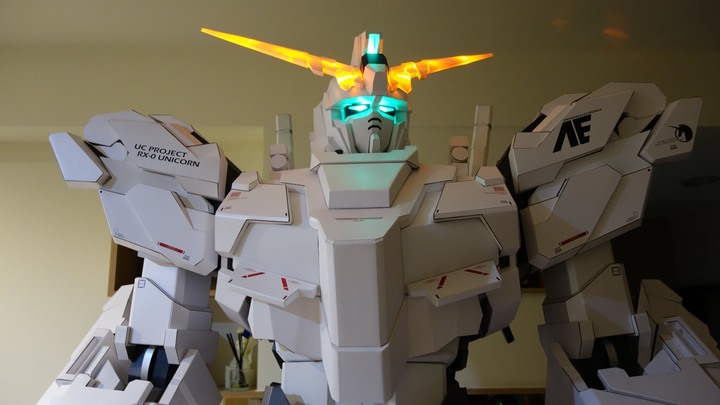 獨角獸鋼彈 紙模型 RX-0 Unicorn Gundam 2.5Meter 1/7.2