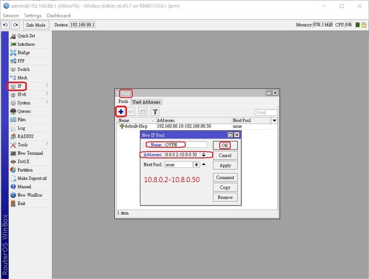 RouterOS OpenVPN 設定- RB4011+RB450*4