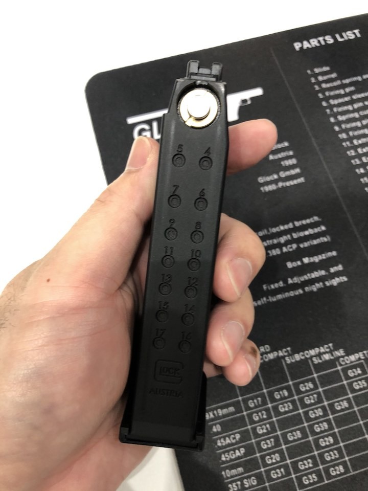 GHK Glock 17 Gen3 氣動手槍工程樣品實際玩