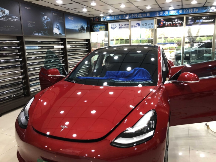 Model 3 隔熱紙分享