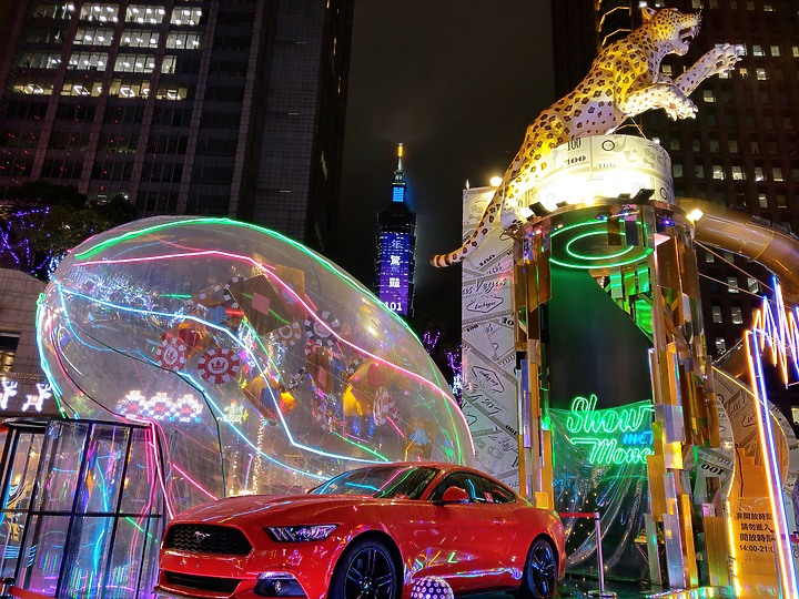 HTC U12+台北阪急聖誕夜景攻略