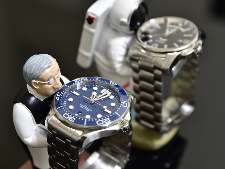 OMEGA Seamaster潛水海馬300開箱 最愛還是藍面~