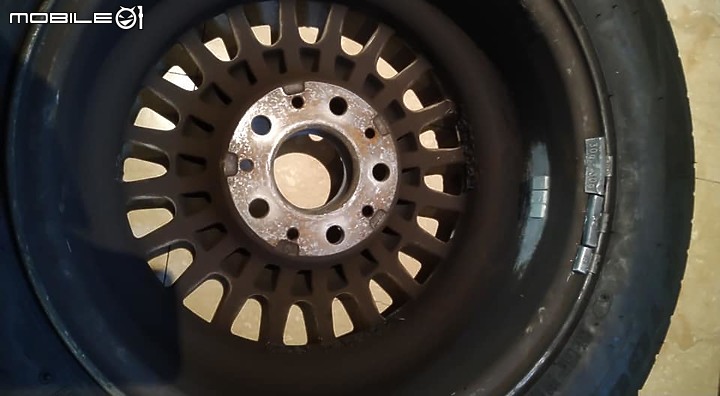 BMW E34 DIY 專輯29 有趣的輪胎古老平衡法